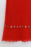 YANYAN KNITS 25 Spring/Summer Midi Skirt YYK-YYW25-0261-HONG Red